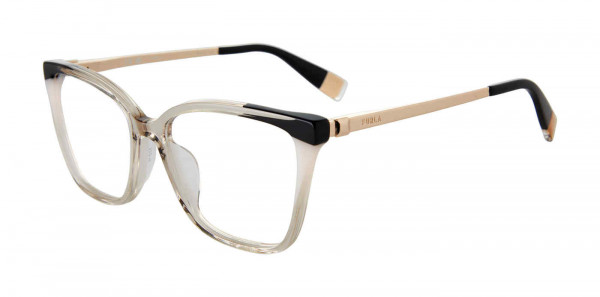 Furla VFU723V Eyeglasses, TRANSP.BEIGE (07T1)