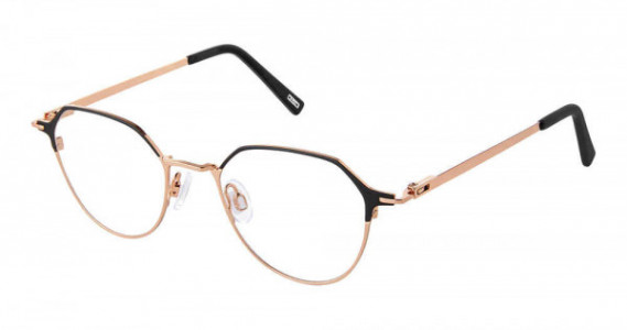 KLiiK Denmark K-748 Eyeglasses, M200-BLACK ROSE GOLD