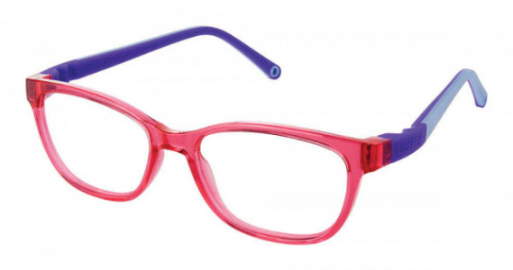 Life Italia NI-151 Eyeglasses, 1-FUCHS. PUR/PINK