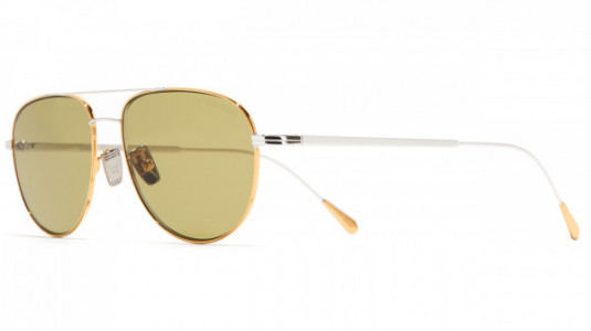 Cutler and Gross AUSN000256GR Sunglasses, (004) GOLD 24 KT/RHODIUM