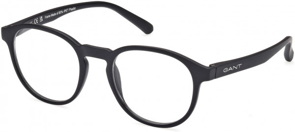 Gant GA3301 Eyeglasses, 002 - Matte Black / Matte Black