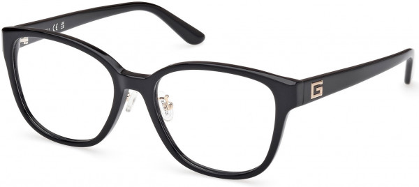 Guess GU2992-D Eyeglasses, 001 - Shiny Black / Shiny Black