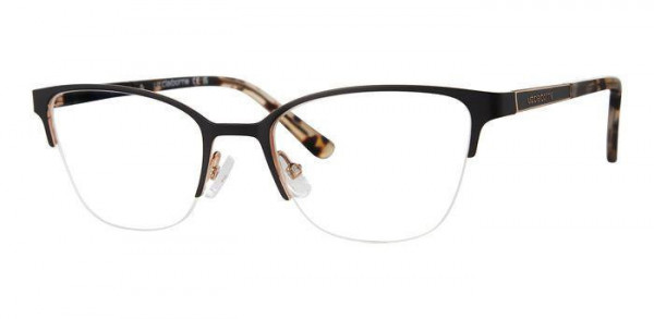 Liz Claiborne L 472 Eyeglasses, 0003 MTT BLACK