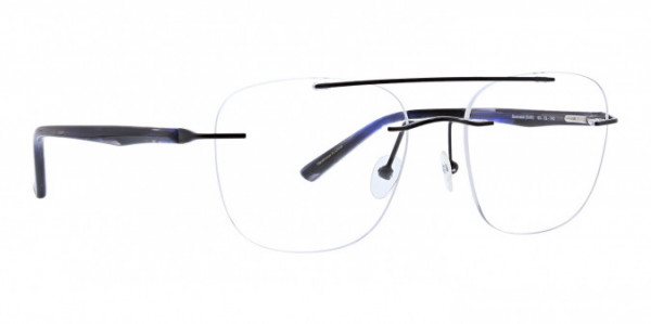 Totally Rimless TR Quattro 365 Eyeglasses, Dark Brown