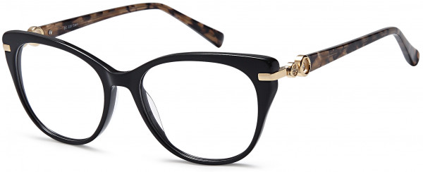 Di Caprio DC229 Eyeglasses, Burgundy