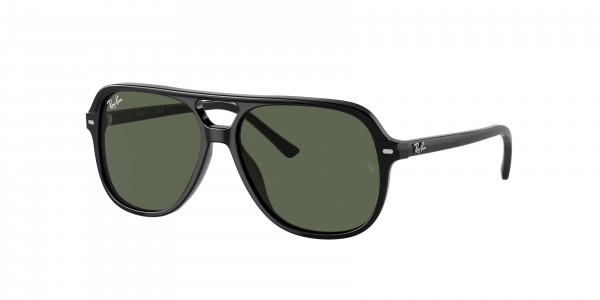 Ray-Ban Junior RJ9096S JUNIOR BILL Sunglasses, 100/71 JUNIOR BILL BLACK DARK GREEN (BLACK)