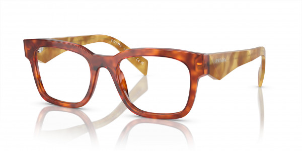 Prada PR A10V Eyeglasses, 11P1O1 HAVANA COGNAC (BROWN)