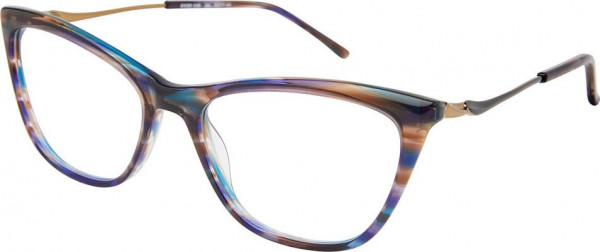 Exces EXCES 3186 Eyeglasses, 333 GREEN MARBLED