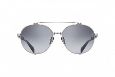 Balmain BRIGADE - II Sunglasses, Gold -  Black w/ Dark Brown to Clear - AR