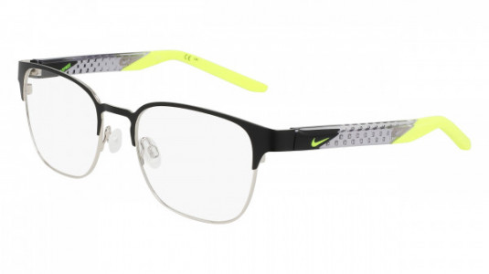 Nike NIKE 8156 Eyeglasses, (002) SATIN BLACK/SILVER