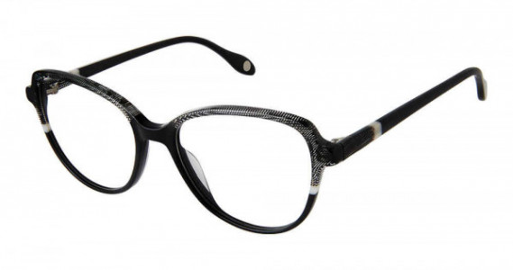 Fysh UK F-3729 Eyeglasses, S400-BLACK IVORY