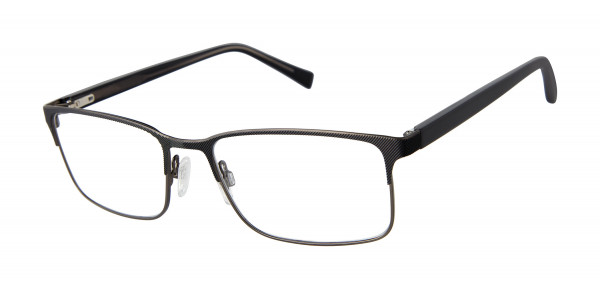 Buffalo BM528 Eyeglasses, Black/Dark Gun (BLK)