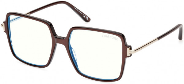 Tom Ford FT5915-B Eyeglasses, 005 - Black/Monocolor / Coloured Havana
