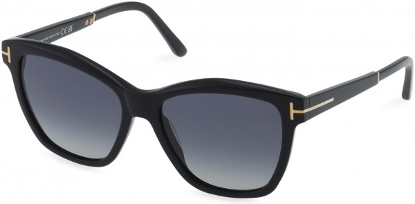 Tom Ford FT1087 LUCIA Sunglasses, 20A - Shiny Grey / Shiny Grey