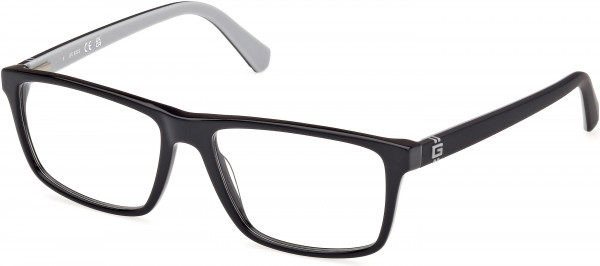 Guess GU50130 Eyeglasses, 001 - Shiny Black / Shiny Black