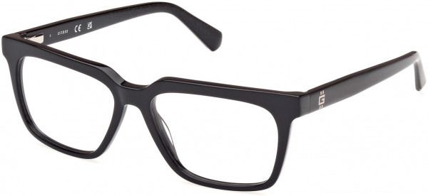 Guess GU50133 Eyeglasses, 001 - Shiny Black / Shiny Black
