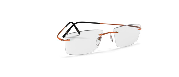 Silhouette Titan Minimal Art Stellar  5599 BP Eyeglasses, 2540 Lava Orange