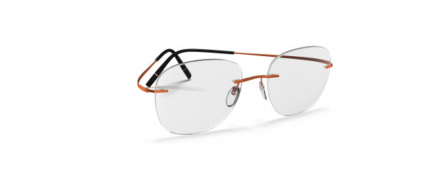 Silhouette Titan Minimal Art Stellar  5599 NI Eyeglasses, 2540 Lava Orange