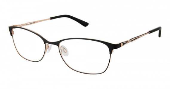 SuperFlex SF-642 Eyeglasses, M100-BLACK ROSE GOLD
