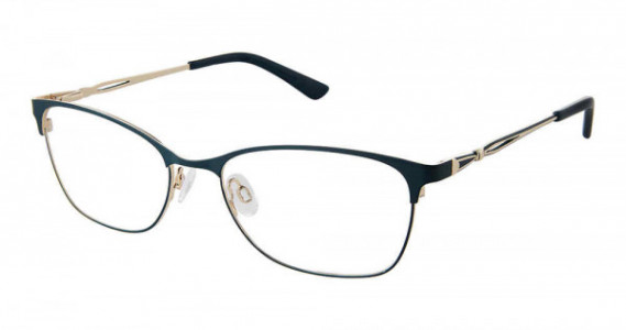 SuperFlex SF-642 Eyeglasses, M104-TEAL GOLD