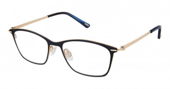 KLiiK Denmark K-758 Eyeglasses, M201-NAVY GOLD