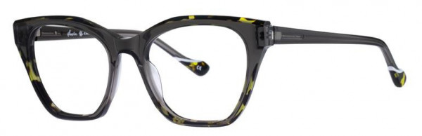 Glacee GL7010 Eyeglasses, C1 CRYSBLK/CRYSDEMI