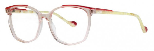 Glacee GL7007 Eyeglasses, C1 CRYS PINK IVORY