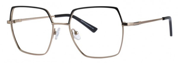 Headlines HL-1555 Eyeglasses, C1 BLACK/ROSEGOLD