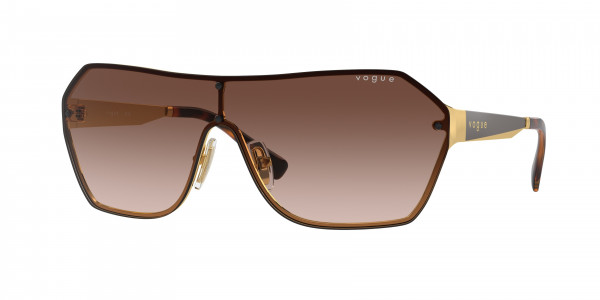 Vogue VO4302S Sunglasses, 280/13 GOLD BROWN GRADIENT (GOLD)