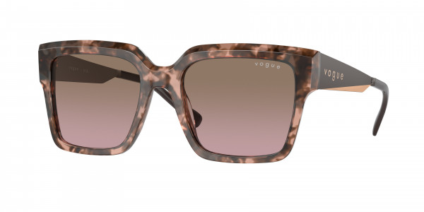 Vogue VO5553S Sunglasses, 26058G YELLOW TORTOISE GREY GRADIENT (TORTOISE)