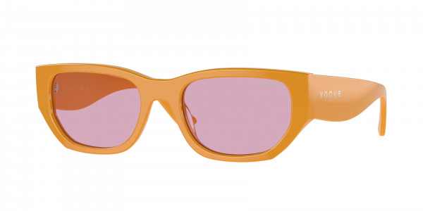 Vogue VO5586S Sunglasses, 26058G YELLOW TORTOISE GREY GRADIENT (TORTOISE)