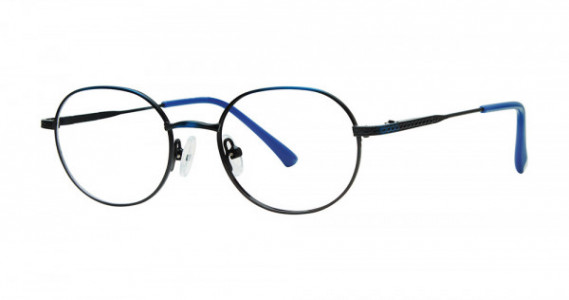 Modern Optical CHUMMY Eyeglasses, Gunmetal/Blue