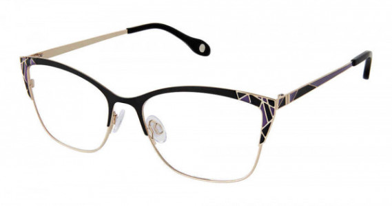 Fysh UK F-3728 Eyeglasses, S200-BLACK MAUVE