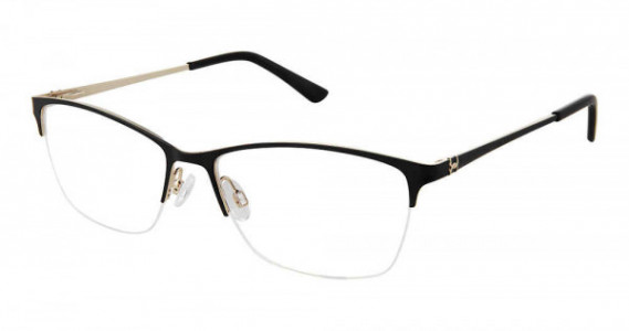 SuperFlex SF-648 Eyeglasses, S200-BLACK GOLD