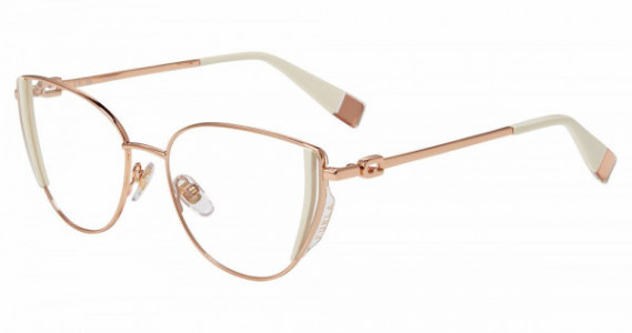 Furla VFU771V Eyeglasses, SHINY COPPER GOLD (8FCY)