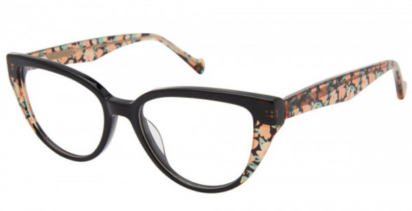 Betsey Johnson BET BE AMAZING Eyeglasses, black