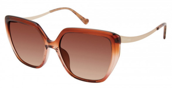 Betsey Johnson BET CALL ME Sunglasses, brown