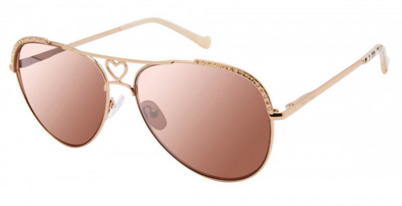 Betsey Johnson BET LUV YA Sunglasses, brown