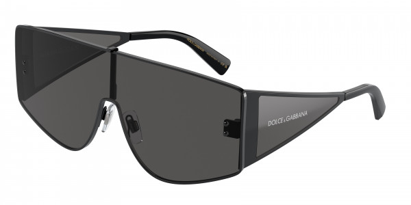 Dolce & Gabbana DG2305 Sunglasses, 01/87 BLACK DARK GREY (BLACK)