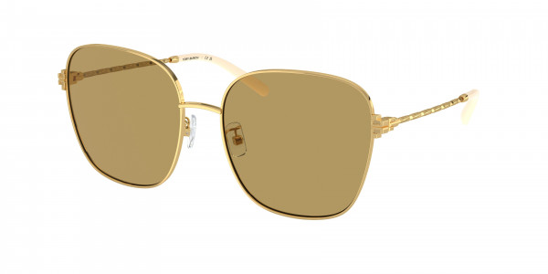 Tory Burch TY6108 Sunglasses, 334373 GOLD OCHRE (GOLD)