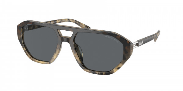 Michael Kors MK2219U ZURICH Sunglasses, 394287 ZURICH BLACK GREY GRADIENT TOR (MULTICOLOR)