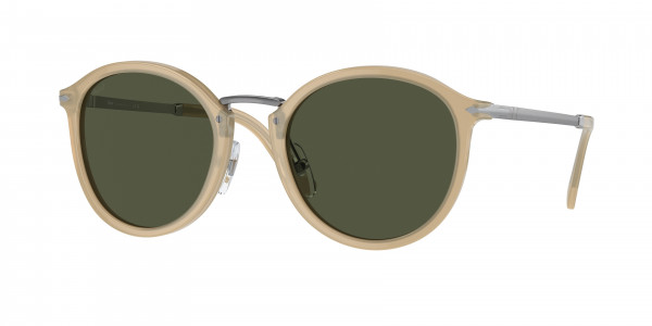 Persol PO3309S Sunglasses, 116931 BEIGE OPAL GREEN (BROWN)