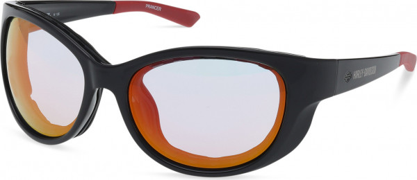 HD Z Tech Standard HZ0020 PRANCER Sunglasses, 01J - Shiny Black / Shiny Black