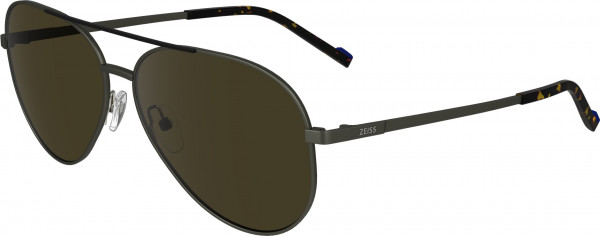 Zeiss ZS24150SP Sunglasses, (003) MATTE BLACK/DARK GUN