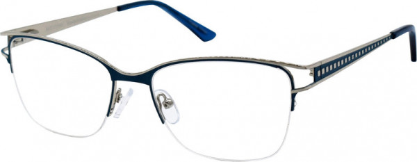 Elizabeth Arden Elizabeth Arden Classic 415 Eyeglasses, AQUA/SILVER