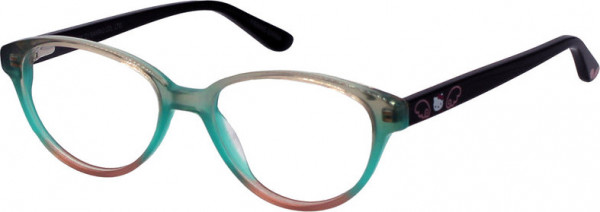 Hello Kitty Hello Kitty 345 Eyeglasses, GREEN