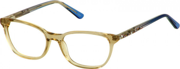 Hello Kitty Hello Kitty 308 Eyeglasses, KHAKI CRYSTAL