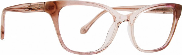 Badgley Mischka BM Julienne Eyeglasses, Blush