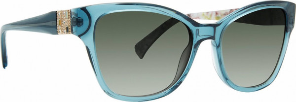 Badgley Mischka BM Evonne Eyeglasses, Aqua