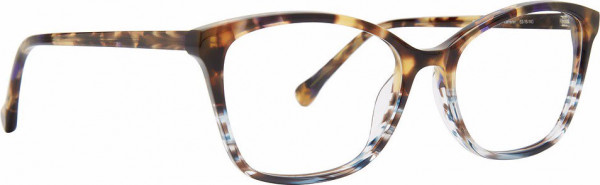 Trina Turk TT Cameran Eyeglasses, Blue Tortoise